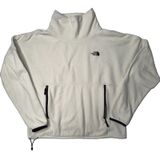 The North Face Fleece Sweater Women Med Mock Neck Pullover Cream Cabin Gorpcore Photo 0