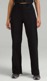 Lululemon City Sleek‎ Wide Leg Pants Black Full Length Commuter Office Womens 27 Photo 0