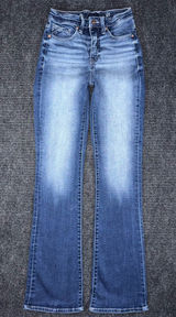 Buckle Black Fit No 75 Bootcut Stretch Jeans Women’s 25x33.5 LONG BBW1354L READ Photo 0