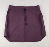 Athleta Midtown Skirt Wild Bloom Purple Elastic Waist Athleisure Womens Sz Small Photo 0
