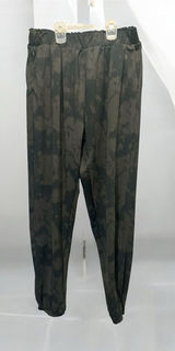 Women's Dark Camo Athletic Running Joggers Track Pants Size Large L Photo 0