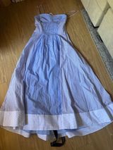 SIMKHAI Periwinkle Stripped dress Blue Size 00 Photo 0