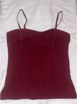 Burgundy Brandy Melville Tank Photo 0