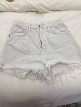 White Denim Shorts ZARA Photo 0