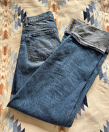 American Eagle Jeans Stretch Cuffed Stovepipe Jeans Photo 0