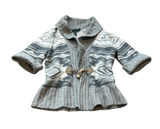 Lauren Ralph Lauren Shawl Collar Cardigan Toggle Wool Angora Southwestern Boho Photo 0