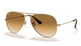 Ray-Ban Sunglasses Large Aviator Metal RB3025 Gold Frame Photo 0