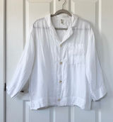 Intimately by Free People Linen Button Down Shirt with Mother of Pearl Buttons Photo 0