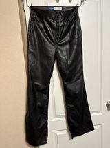 Leather Flare Pants Photo 0