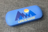 Life Is Good Blue Eyeglasses Sunglasses Hard Shell Travel Case Spread Good Vibes Photo 0
