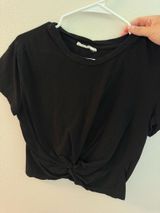 Black crop top Photo 0