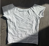 Brandy Melville Grey Off-The-Shoulder Top Photo 0