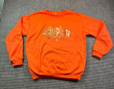 Pumpkin Season Orange Graphic Sweatshirt Women XL Fall Halloween Pullover Casual Photo 0