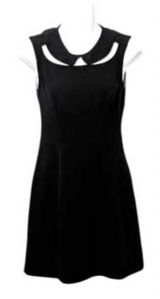 NWT Anthropologie STCL Stamp Dress Black Faux Collar size 12 retails $148 Photo 0