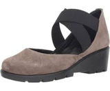The Flexx wedge suede shoes taupe‎ women’s size 6.5 business casual Photo 0