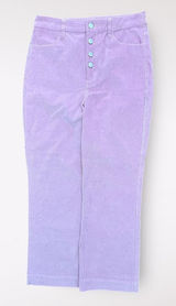 Tyler Boe NWOT Wide Leg Pink Corduroy Pants Women’s Size‎ 6 Photo 0