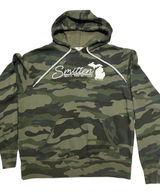 Livnfresh Smitten‎ With The Mitten Michigan Camo Hoodie Sweatshirt Green Small Photo 0