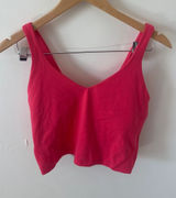 Lululemon Align Tank Top Pink Nulu Cropped Yoga Bra LW1DUDS Size 8 Photo 0