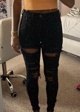 American Eagle Black Dream Jean size 0 Photo 0