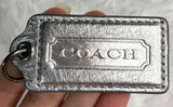 2" COACH Fob Bag Charm Hang tag Hangtag Photo 0
