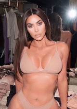 NWT Skims Everybody Triangle Bralette CLAY‎ Bra Nude Beige Size S Photo 0