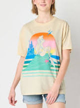 Disney Princess Little Mermaid Boyfriend‎ Tee Loose Fit Women Small NWOT Photo 0