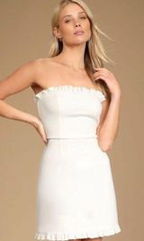 Grad dress lulus ivory dress Photo 0
