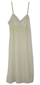 Vanity Fair Vintage Full Slip Lace Trim Ivory Cream Lingerie bridal coquette Photo 0
