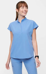 Figs Blue Rafaela Scrubs Top Small Photo 0