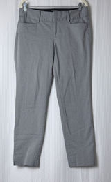 Banana Republic Jackson Fit Trousers Women 8 Gray Ankle Length Stretch‎ Workwear Photo 0