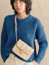 Sezane Jose Jumper Blue Alpaca Wool Womens Size M Photo 0