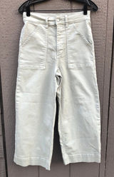 Joes jeans wide leg crop desert sage pants women’s size 27 Photo 0
