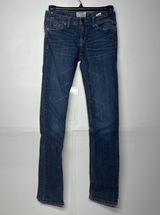 Aéropostale Women's Bayla Skinny Jeans 00 Regular Blue Mid Rise Stretch Denim Photo 0