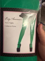 Leg Avenue Green Nylon Tights for costume new Photo 0