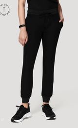 Mandala Scrubs Black High Waisted Jogger Scrub Pants Photo 0