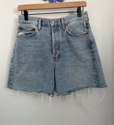 Agolde 25 90’s Shorts Force Organic‎ Cotton Cut Off Light Wash Modest Relaxed Photo 0