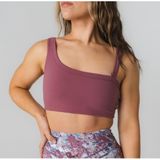 Vitality Cloud II Asym Sports Bra One Shoulder Mauve XL‎ Yoga Pilates Photo 0