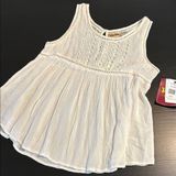 Yak & Yeti White Sleeveless Eyelet Top NWT Photo 0