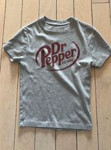 Dr Pepper baby tee Gray Size XS Photo 0