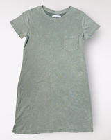 Abercrombie & Fitch Women’s Olive Green Short Sleeve Mini T-Shirt Dress Size‎ SP Photo 0