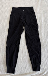 Lululemon Align High Rise Jogger Black Nulu Yoga Pants Size 6 LW5BPXS Photo 0