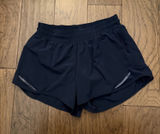 Navy Lululemon Hotty Hot 4" Shorts Photo 0