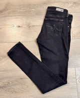 AG Adriano Goldschmied The Legging Jeans Womens Size 26 Black Super‎ Skinny Photo 0