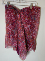 Lauren Ralph Lauren Red Paisley Swimsuit Size 10 Photo 0