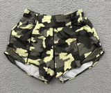 Lululemon Hotty Hot Low Rise Shorts 4" Heritage 365 Camo Green Athletic Women 4 Photo 0