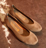Rothy's slip on flats size 9 Orange and brown No flaws beside the wear in the bottoms!! Photo 0