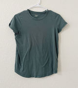 Madewell Northside Vintage Tee Dark Green 100% Cotton Size XS Photo 0