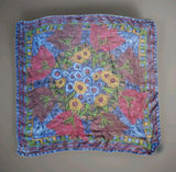 Kenzo Handkerchief Scarf Floral Women Large Semi Sheer Vintage Luxury Old Money Photo 0