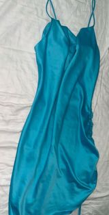 Topshop Dress Mini Blue Photo 0