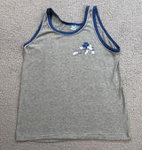 Vintage 90s Disney Mickey Mouse Tank Top M USA Made Ringer Single Stitch Gray Photo 0